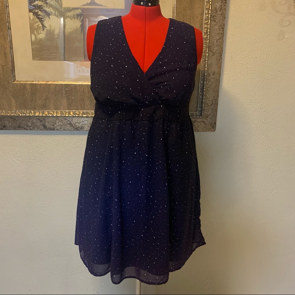 EShakti Gradient Stars Dress